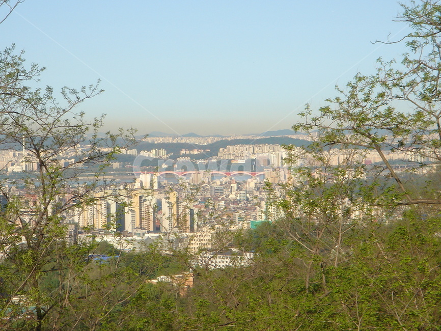 도시,항강,성산대교,등산,안산