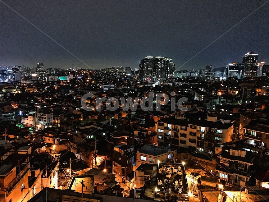 야간경관,해방촌,단독주택,한국적경관,올드타운,서울올드타운,서울야경,야경,서울야간경관,해방촌야경,서울의밤,남산야경,남산