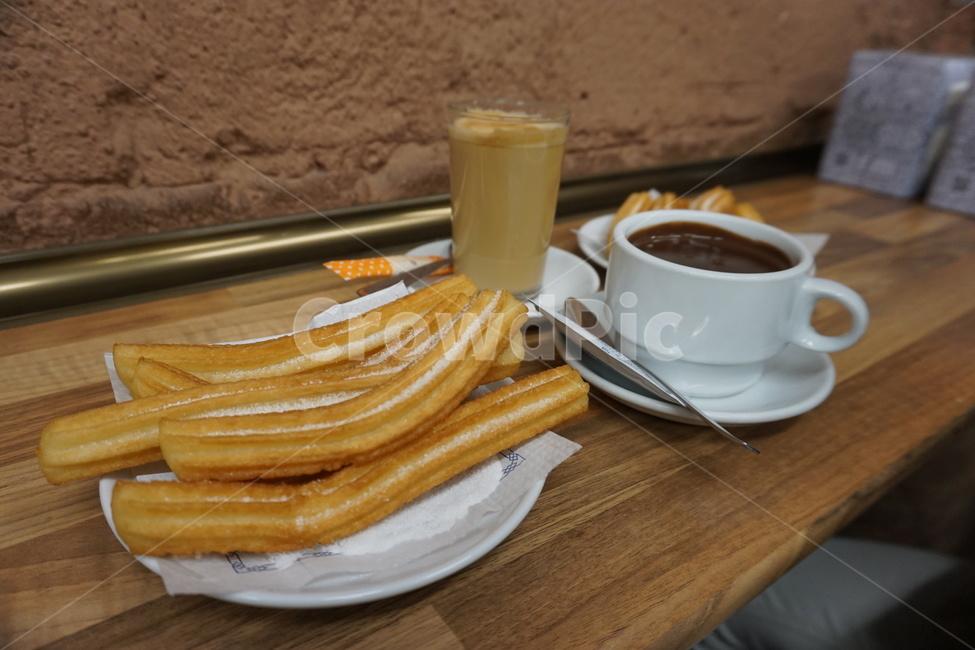츄러스,핫초코,디저트,churros,dessert,맛있는,음식,분위기,감성,카페,cafe