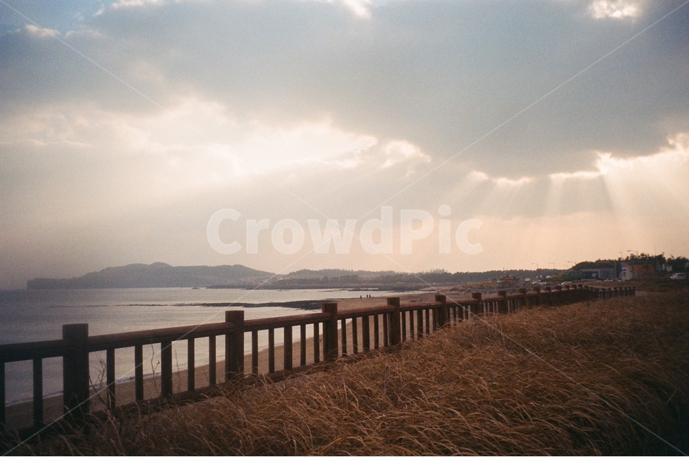 올레길,바다,구름,울타리,틴들,제주,필름사진,자연,풍경,nature,landscape,한국자연풍경,한국자연경관,korea nature landscape,제주도,jeju,jeju island,감성,sensible,feeling