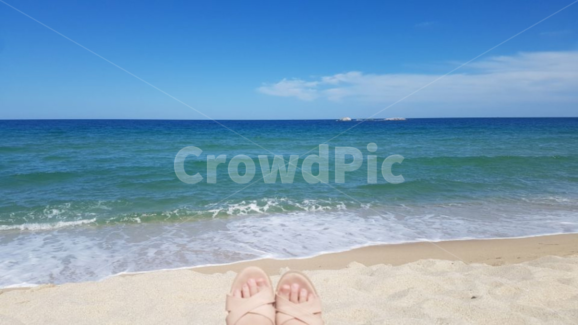 바다,강문해변,해수욕장,해변,강릉,해변,바다,beach,sea,사람,인물,인간,human,person,신체일부,몸,body