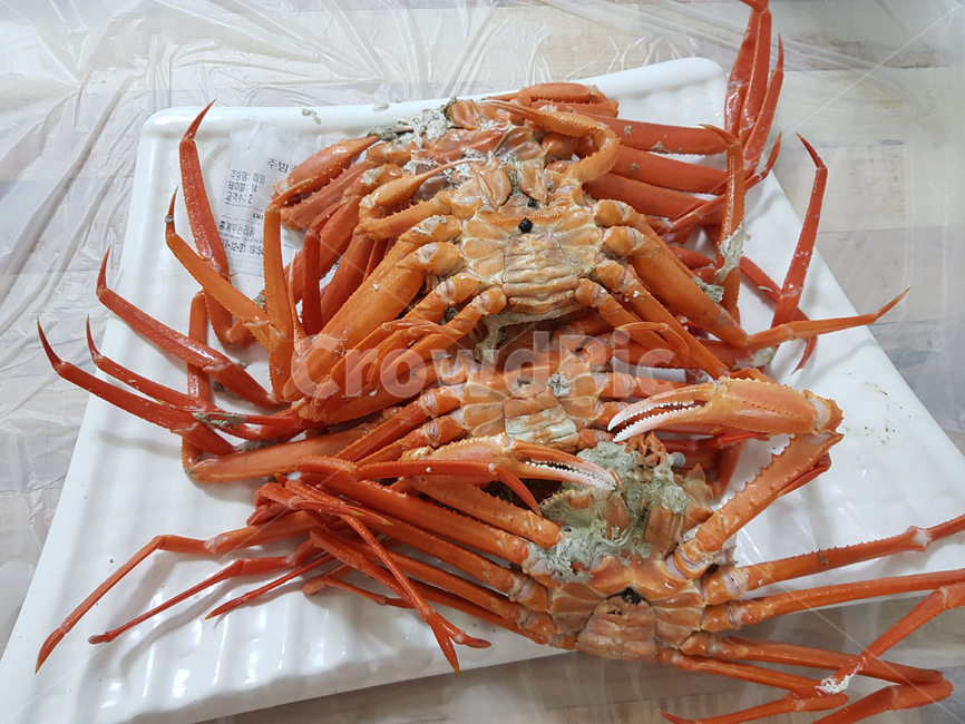 Ordered red crab,Steamed red crab restaurant,restaurant,Steamed red crab,red crab