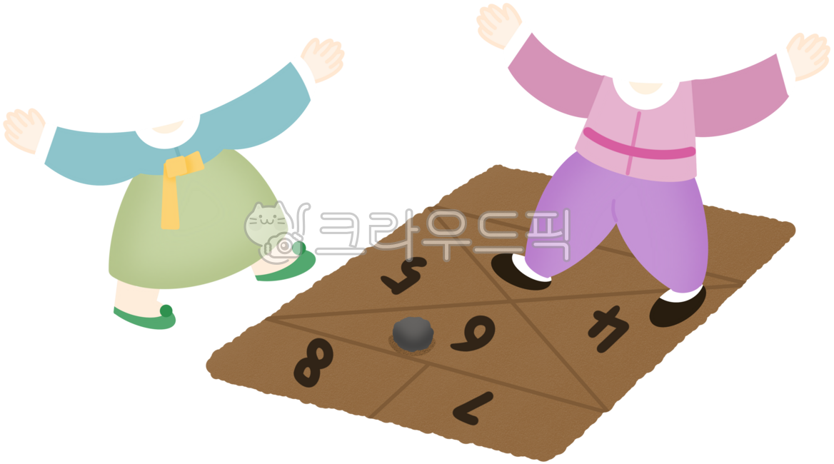 전통놀이,전통놀이일러스트,추석전통놀이,설날전통놀이,전통놀이종류,전통놀이합성도안,얼굴합성도안,전통놀이모음,사방치기