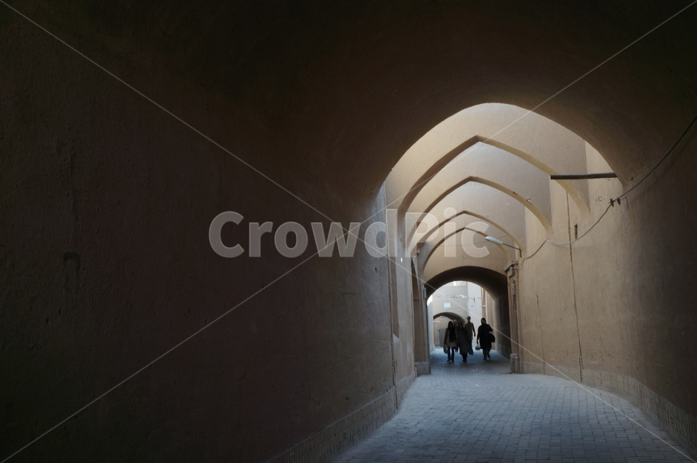 중동,흙집,복도,corridor,그림자