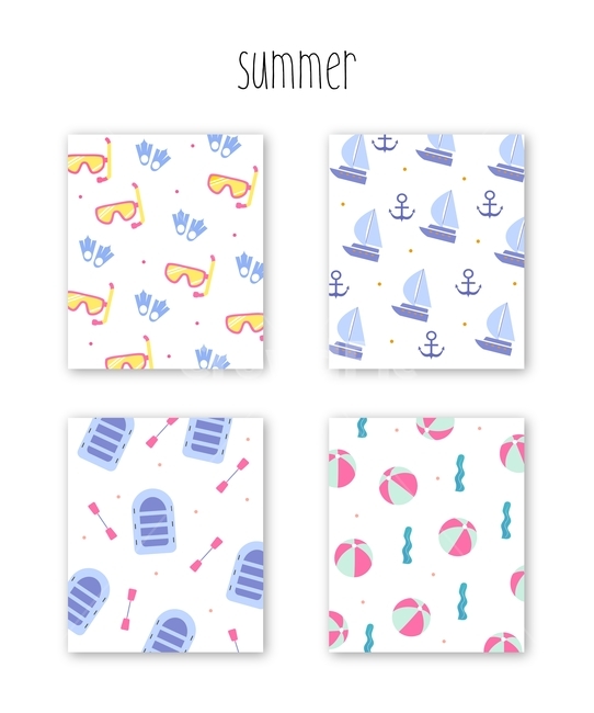 수경,돛단배,요트,보트,비치볼,패턴,배경,백그라운드,무늬,여름,계절,summer,season,그래픽,일러스트레이션,graphic,illustration,텍스처,질감,패턴,texture,pattern