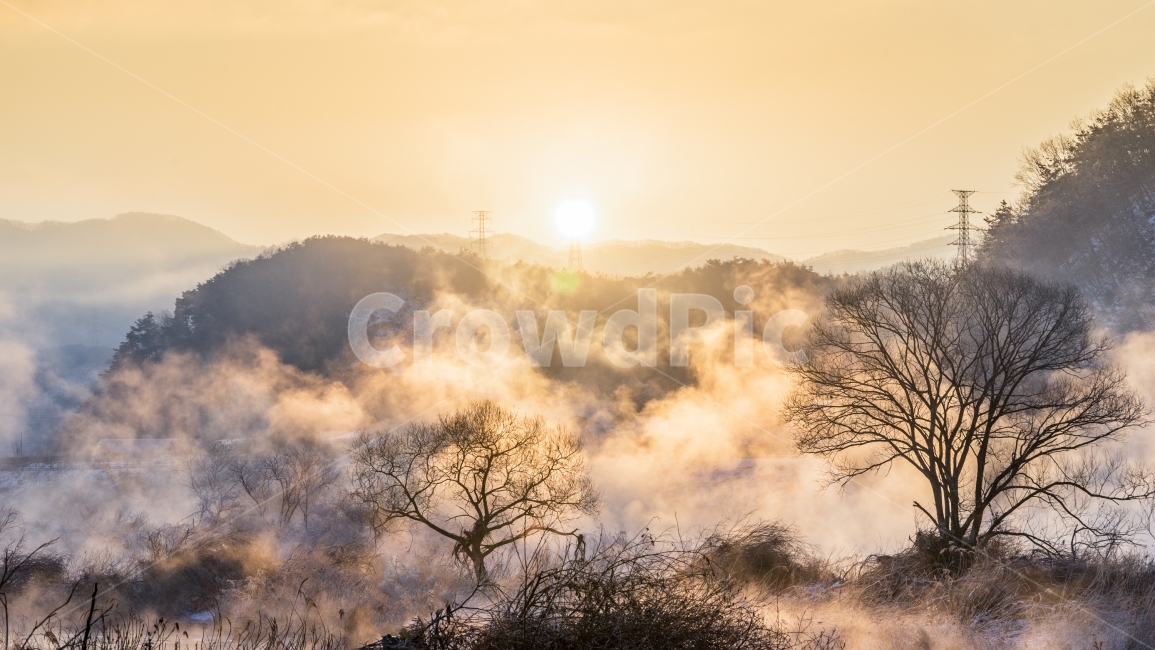 물안개,상고대,아침,풍경,겨울,일출,한국풍경,겨울풍경,foggy,morning,landscape,winter,koreanlandscape,겨울,계절,winter,season,자연,풍경,nature,landscape,한국자연풍경,한국자연경관,korea nature landscape,outdoors,옥외