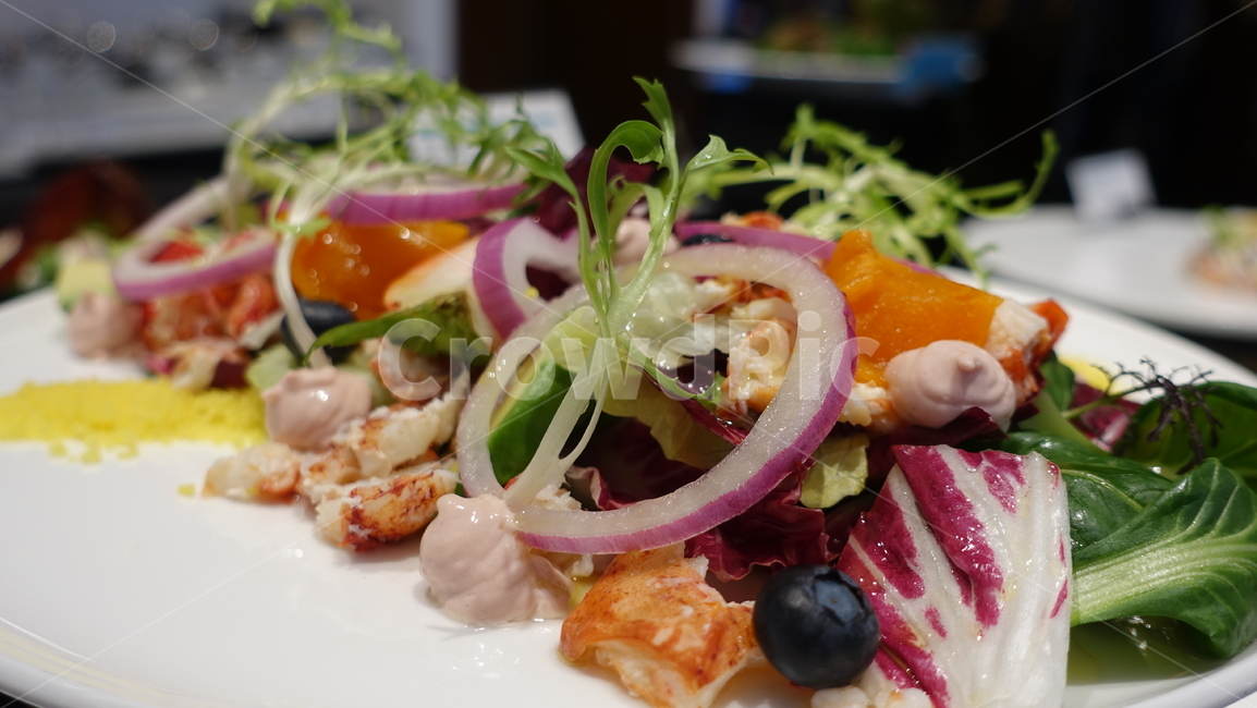 음식,food,meal,dish,식사,샐러드,연어,salad,해산물샐러드,해물샐러드