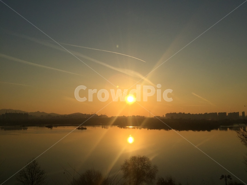 한강,남양주,노을,하늘,자연,데이트,자연,풍경,nature,landscape,flare,플레어,light,빛,sunlight,햇빛