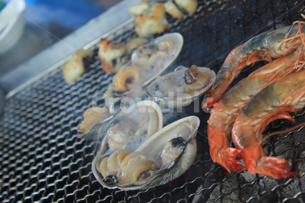 조개,구이,새우,숯불,해물,seafood,grilled,grill,korean,food,clam,shrimp,charcoal,음식,식재료,요리,food,cook,meal,dishes,food reserves,수산물,해산물,fishery products,seafood