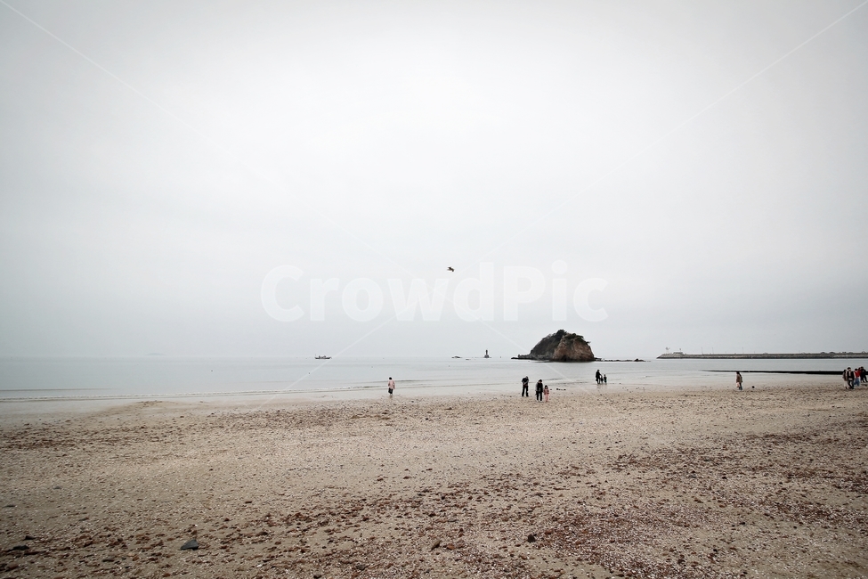 바다,꽃지,안면도,해변,풍경,감성,해무,구름,흐림,sea,beach,cloudy,landscape,해수욕장,해변,바다,beach,sea