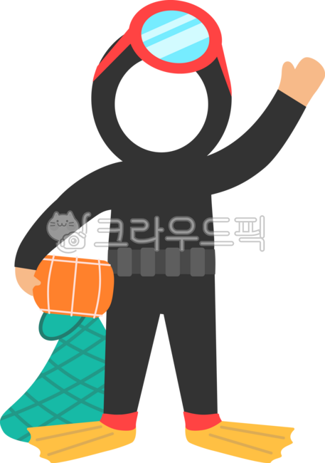 Haenyeo,face composition,Jeju Haenyeo,Haenyeo drawing,Haenyeo composition,material,goggles,Jeju Island,water play,child's face,face,Haenyeo face