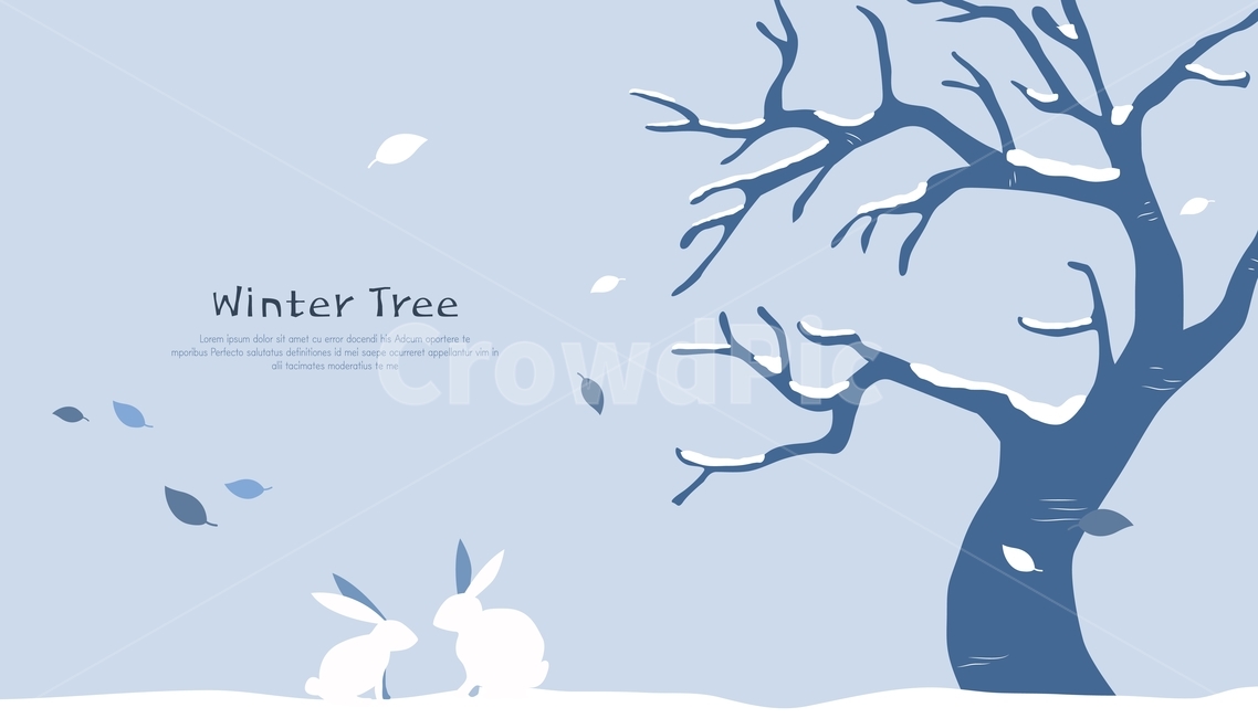 토끼,동물,눈,잎,나무,겨울,식물,가지,겨울,계절,winter,season,그래픽,일러스트레이션,graphic,illustration
