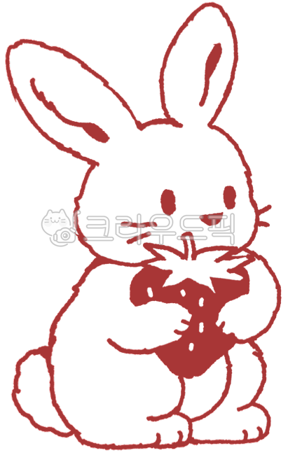 토끼캐릭터,선화스타일,딸기안은동물,라인드로잉,손그림캐릭터,귀여운토끼,과일캐릭터,스티커용동물,붉은선일러스트,간단한동물그림,일기장꾸미기,캐릭터일러스트,귀여운표정,플랫스타일,포인트동물,장식일러스트,토끼꾸미기,과일꾸미기,캐릭터테마,라인스타일