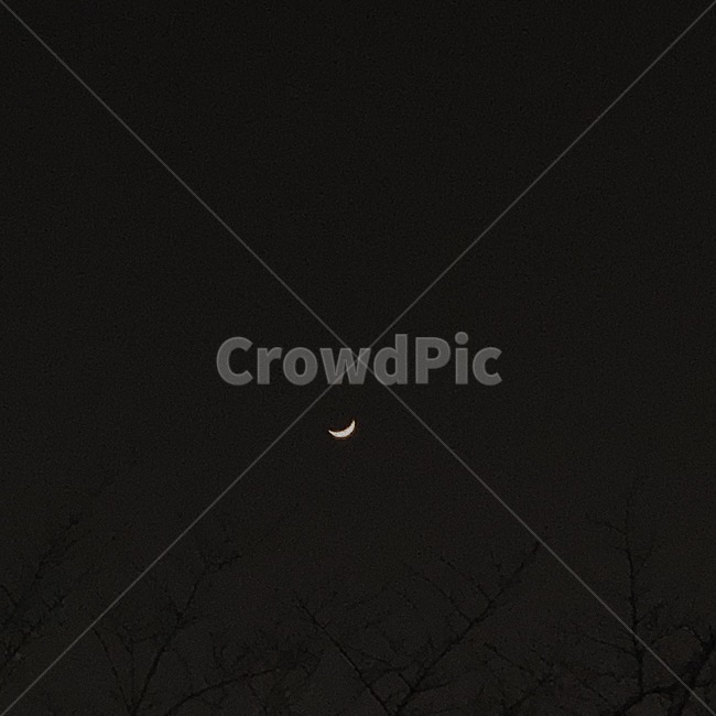 감성사진,하늘,저녁하늘,밤하늘,초승달,달,자연,풍경,nature,landscape,야경,밤,nightscape,night,outdoors,옥외