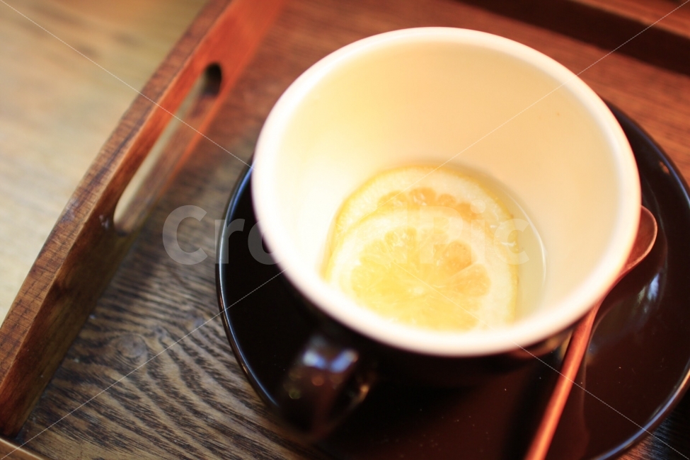 쟁반,레몬,머그잔,컵,잔,찻잔,카페,음료수,drink,beverage