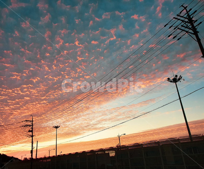 utilitypole,전신주,nature,자연,노을,sunset,하늘,sky,구름,cloud,cable,케이블,powerlines,전력선,electrictransmissiontower,송전탑