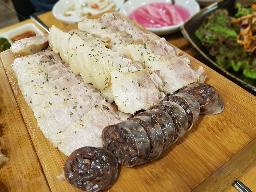 순대,음식,야식,식사,백순대,챂쌀순대