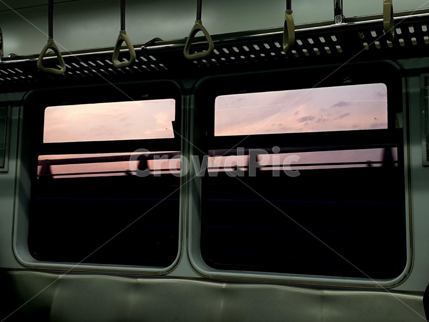 노을,지하철,야경,해질녁,sunset,풍경