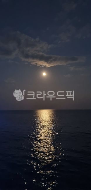 자연,밤,하늘,밤바다,달