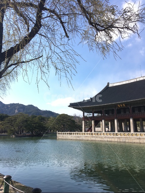 경복궁,경회루,서울,지붕,고궁,palace,kyeongbokgung,ponds,연못