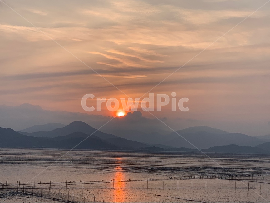 자연,일몰,일출,선셋,바다,갯벌,자연,풍경,nature,landscape,outdoors,옥외