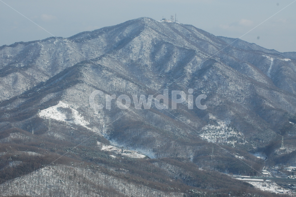 산,한국의산,모락산,겨울산,산정상,풍경