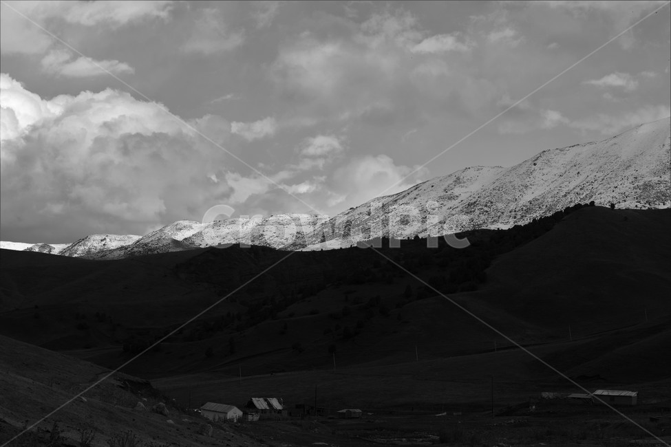 산,눈,나무,구름,하늘,자연,풍경,nature,landscape,outdoors,옥외,mountain range,산맥,mountain