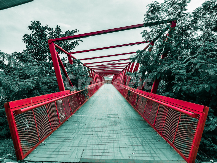 다리,건축물,빨강,싱가포르,싱가폴,bridge,red,green,singapore,산책로,boardwalk