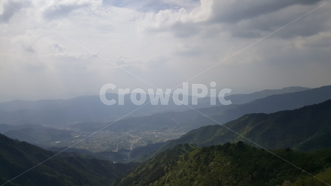 풍경사진,산,산과하늘,빛,먼산,산과빛