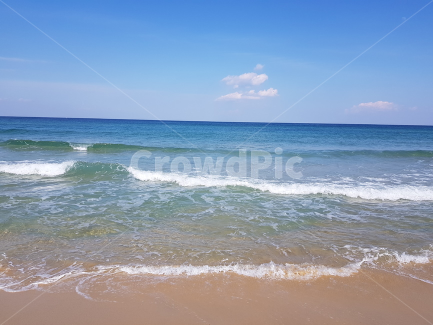 바닷가,파도,풍경,하늘,푸른,자연,풍경,nature,landscape,해변,바다,beach,sea,water,물,ocean,대양,outdoors,옥외