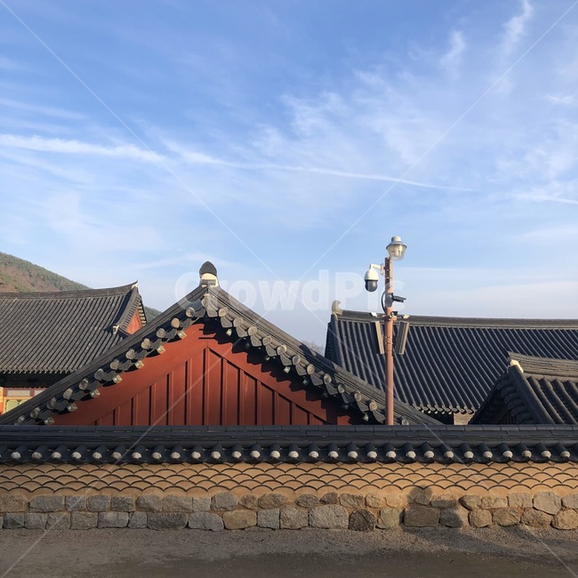 지붕,하늘,절,한옥,roof