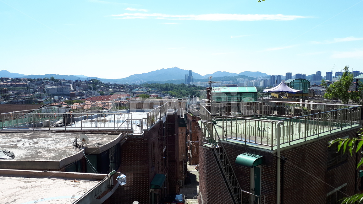 옥상,하늘,옥탑방,마을,골목,골목길,alley