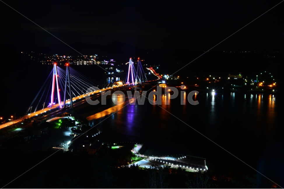 building,건물,bridge,다리,road,도로,진도,진도대교,대교,진도대교야경,야경,해변,해변야경