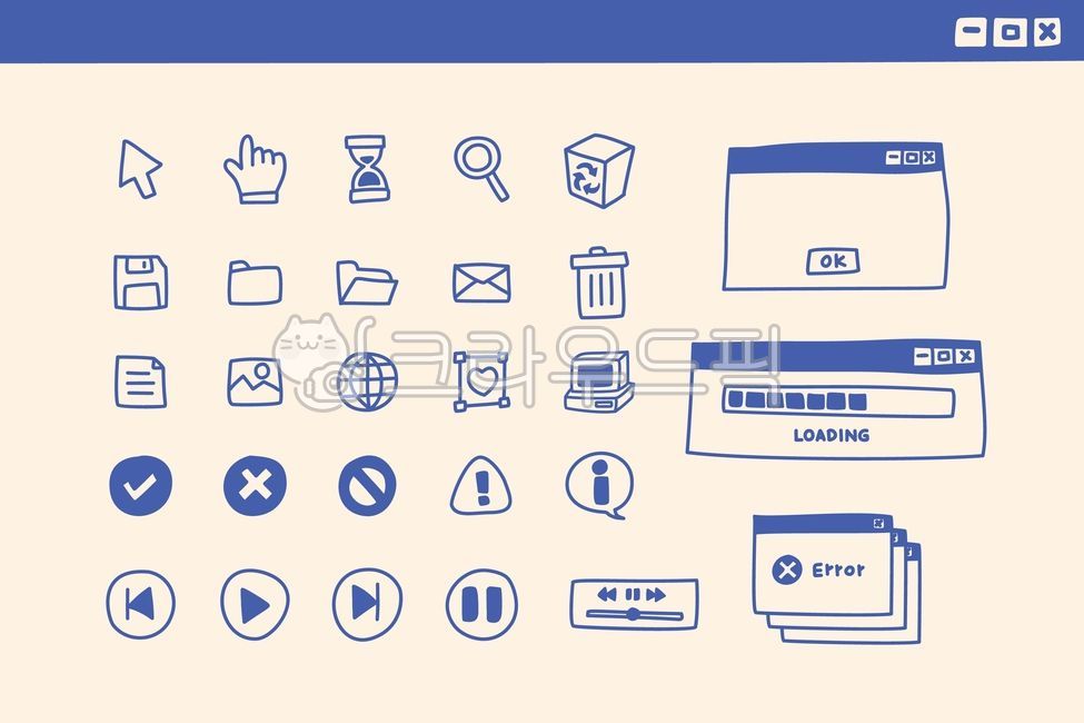 일러스트,ux,복고,자료,디지털,낙서,y2k,버튼,메시지,알림,ui,프레임,스티커,브라우저,스크린,컴퓨터,1990년대,모던,팝업,sns,cg,아이콘,기술,1980년대,빈티지,시스템,윈도우,00년대,평면,인터페이스,디스플레이