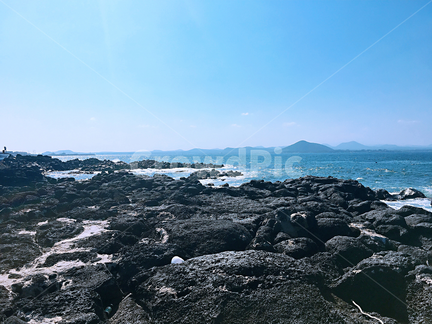 제주도,현무암,제주도현무암,자연,바다,하늘,물,우도,제주도우도