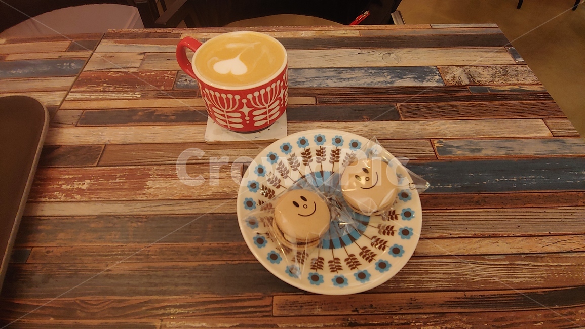 커피,디저트,마카롱,food,요리,saucer