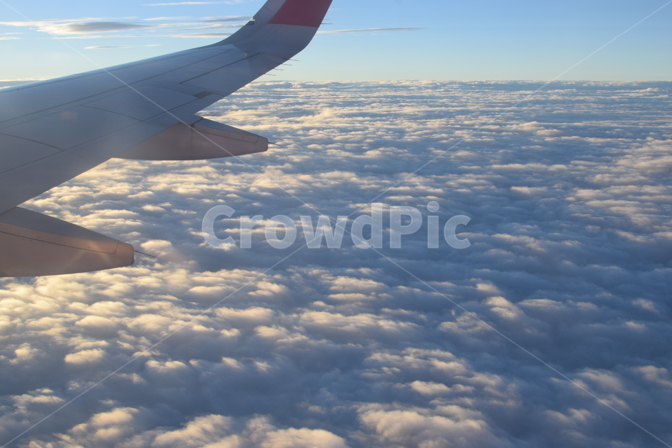 비행기,하늘,비행,구름,일출,airplane,clouds,sky,travel,교통,교통수단,traffic,transportation