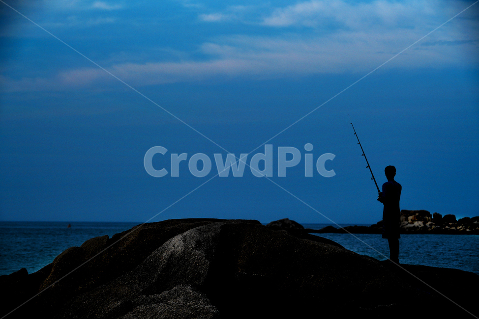 사람,fishing,human,옥외,outdoors,물,water,인간,어업,낚시,실루엣