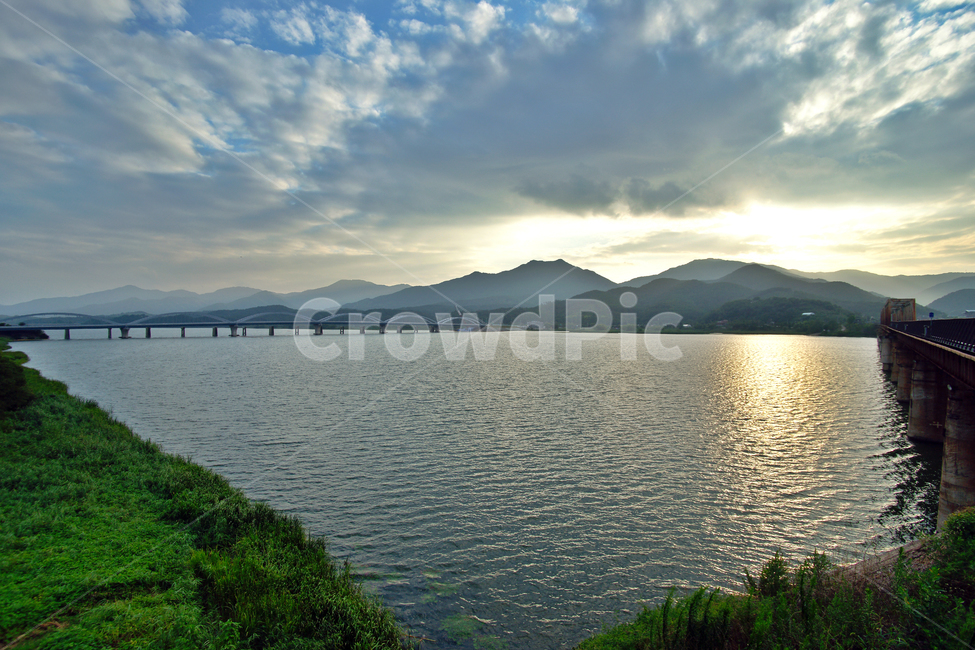 북한강,자전거도로,양수대교,일몰,석양,자연,풍경,nature,landscape,water,물,outdoors,옥외