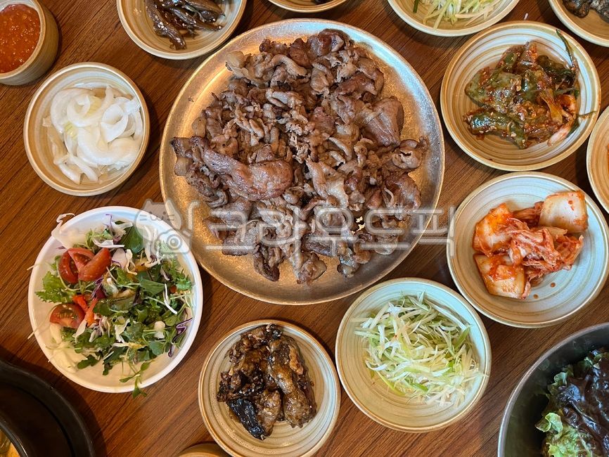 food,음식,불고기,고기,샐러드
