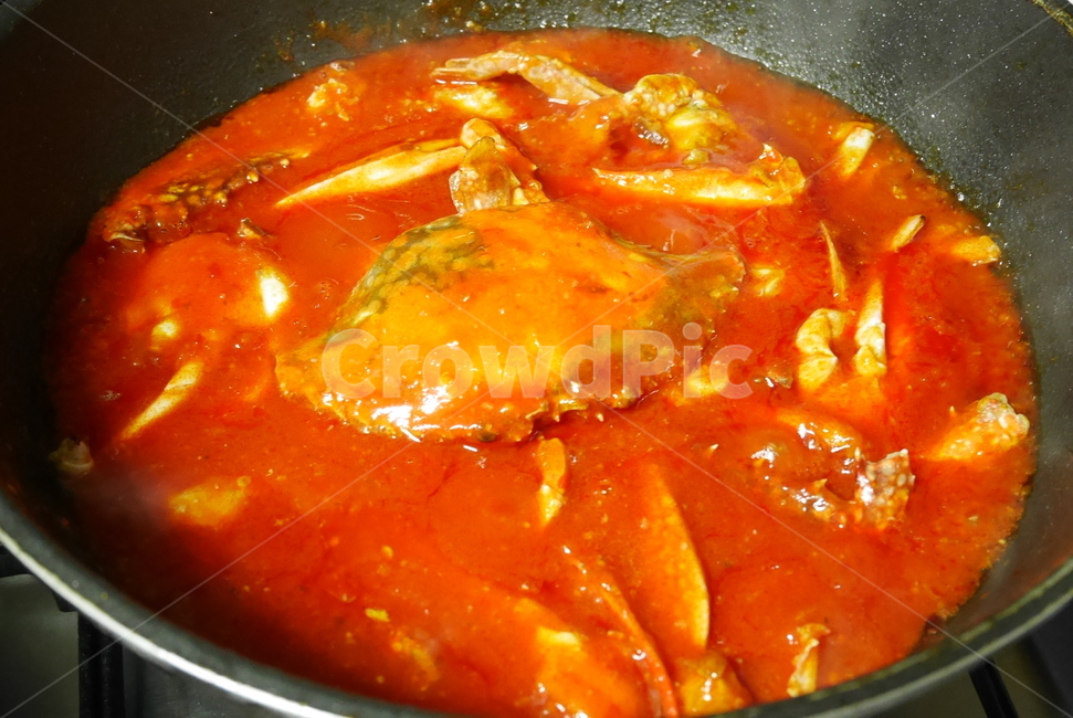 꽃게요리,요리,빨간음식,게요리,후라이팬요리,음식,식재료,요리,food,cook,meal,dishes,food reserves