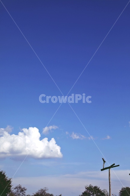 파란하늘,구름,솟대,bluesky,cloud,sky,하늘,자연,풍경,nature,landscape,outdoors,옥외