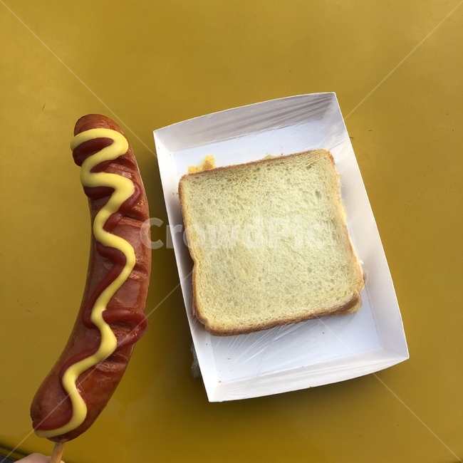 토스트,소세지,음식,food,휴게소,머스타드,디저트,간식,후식,dessert,snack