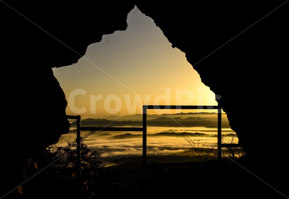풍경,풍경사진,운해,동굴,일출,자연,풍경,nature,landscape,silhouette,실루엣,flare,플레어,light,빛