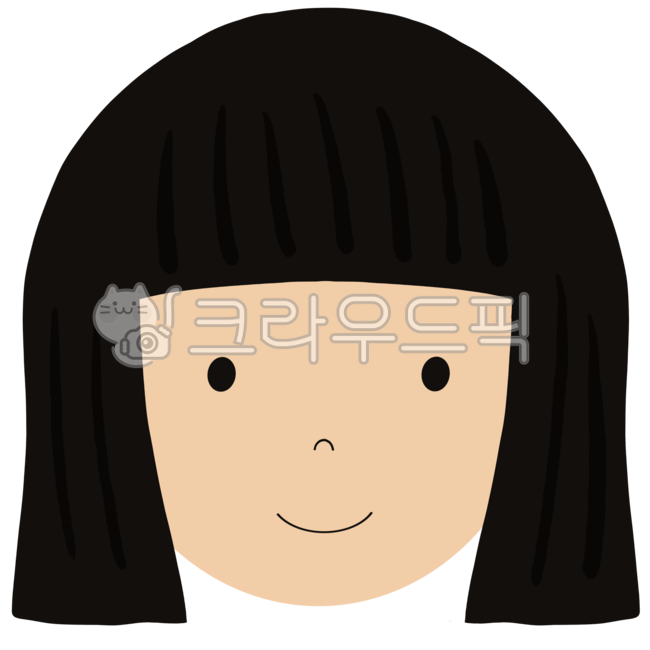 단발머리,단발,단발일러스트,단발머리캐릭터,단발머리소녀