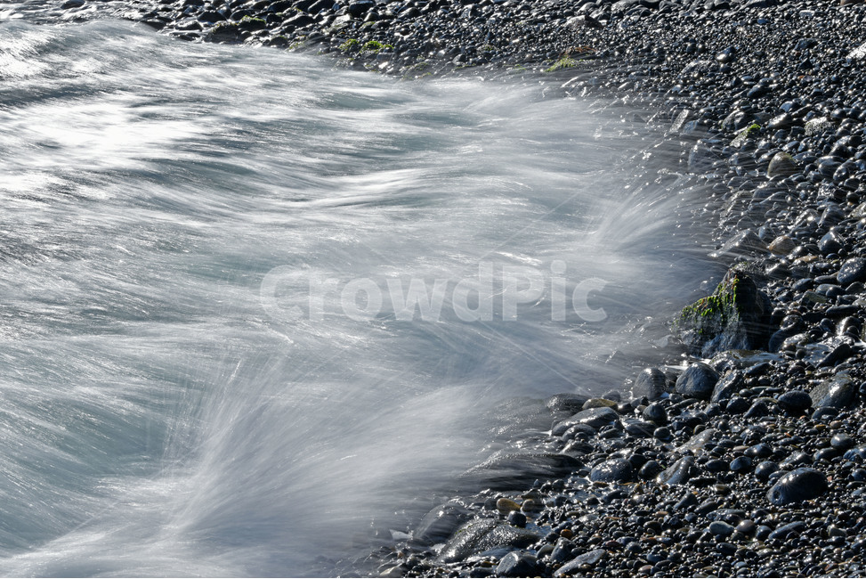 nature,자연,파도,밀물,해변,몽돌,몽돌해변