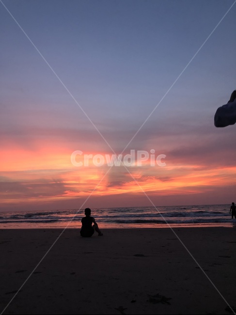 하늘,sunset,노을,일몰,바다,감성,감성사진,sky,코타키나발루,갬성,구름,cloud
