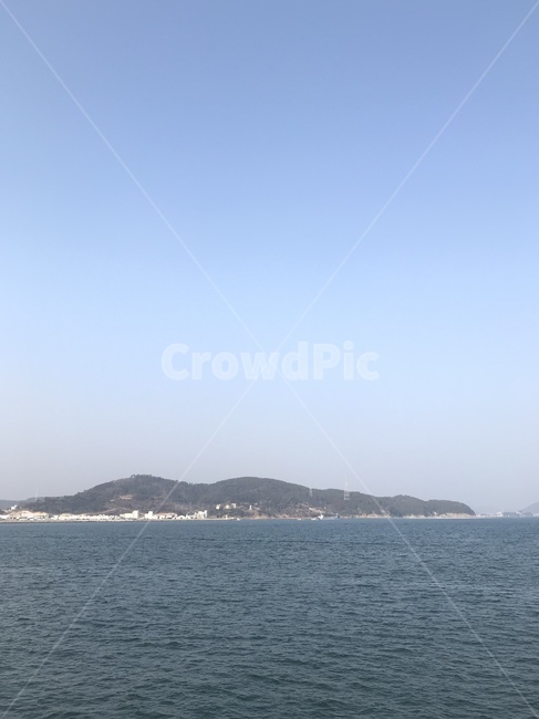 통영,바다,섬,하늘,ocean