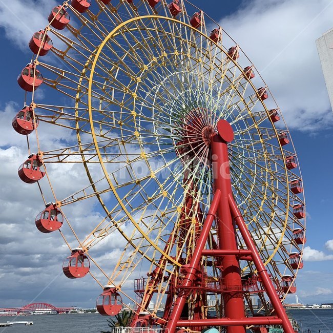 관람차,유원지,놀이공원,놀이동산,고베,놀이공원,놀이동산,놀이터,amusement park,playground