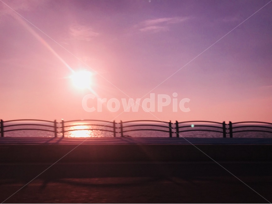 저녁,노을,하늘,구름,야경,자연,풍경,nature,landscape,light,빛,flare,플레어,outdoors,옥외